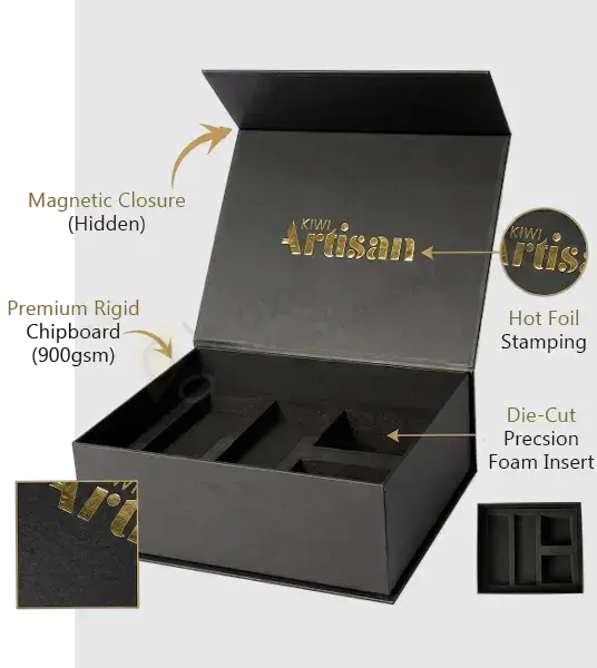 Custom Magnetic Closure Boxes